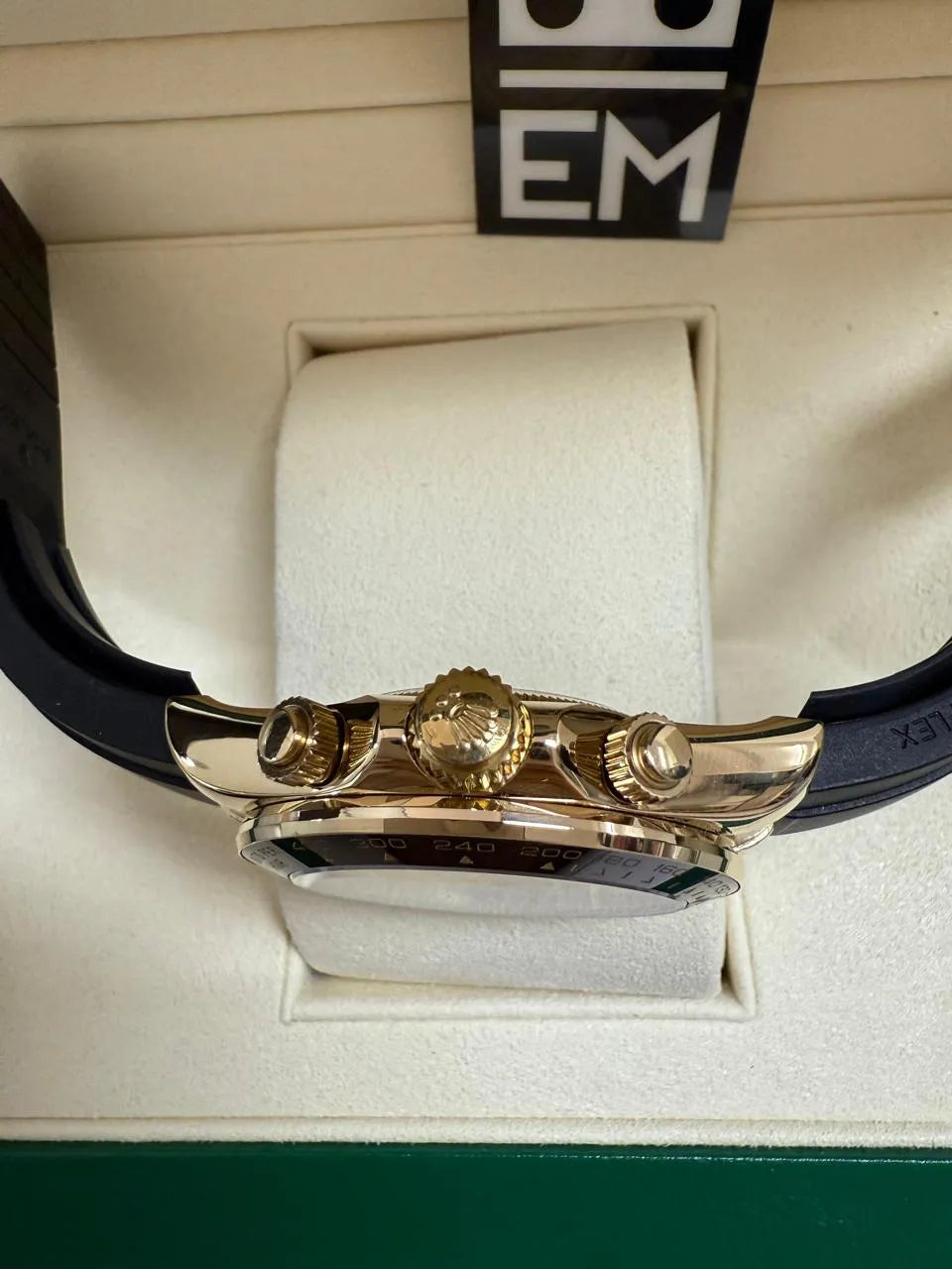 Rolex Daytona / Gold turquoise blue